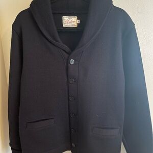 Dehen 1920 Black Men's Cardigan Sweater